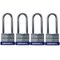 Brinks Keyed Alike Padlock, Laminated Steel, 40mm, High Security, 4PK 172-42401 - alternate 2